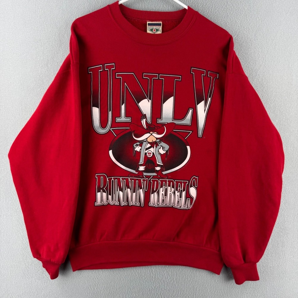 Vintage UNLV‎ Rebels Sweatshirt Mens Large Crewneck 90s Las Vegas